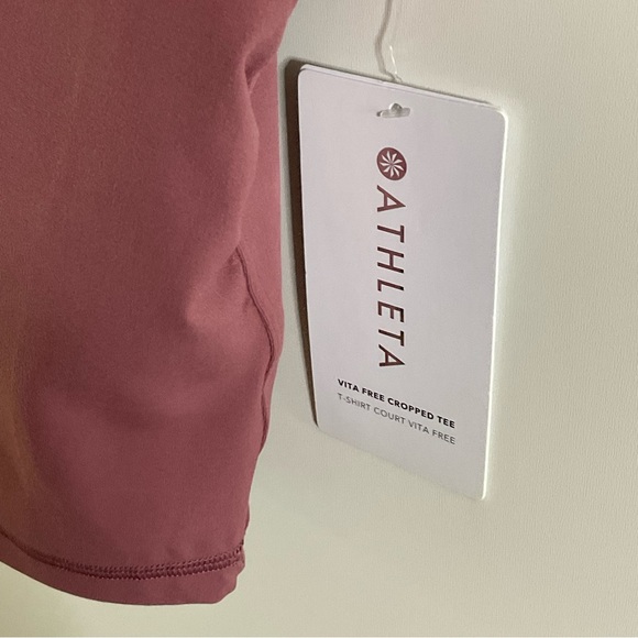 ATHLETA Women’s Plus Size Vita Free Cropped Tee 3X - Picture 8 of 11